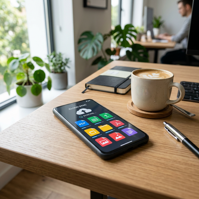 Sincronización automática desde el móvil hacia la nube