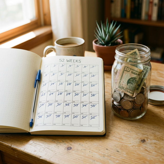 El reto de ahorro de las 52 semanas paso a paso